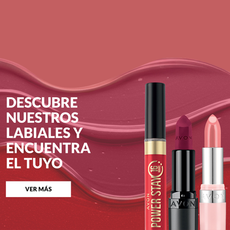 Elige ser la protagonista. Elige labiales Avon