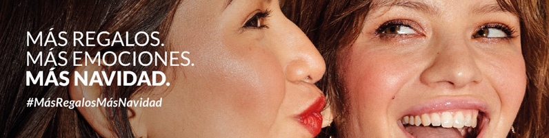 Banner Más regalos, más emociones, más Navidad